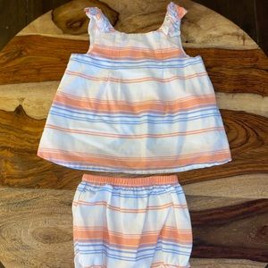 Janie & Jack Striped Summer Set